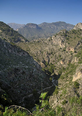 En annan fantastisk utsikt över Sierra visar både dess subtila skönhet och brutal svårighetsgrad.
