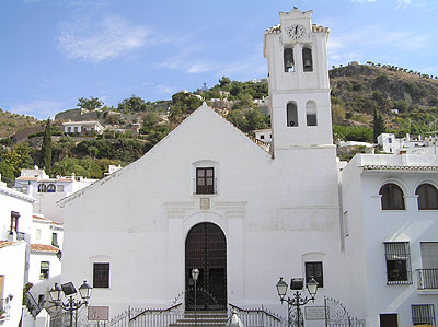 The 17th century church of Saint Anthony of Padua - the fulcrum of the village.